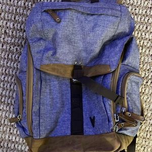 Bondka Denim Blue Jigsaw Backpack